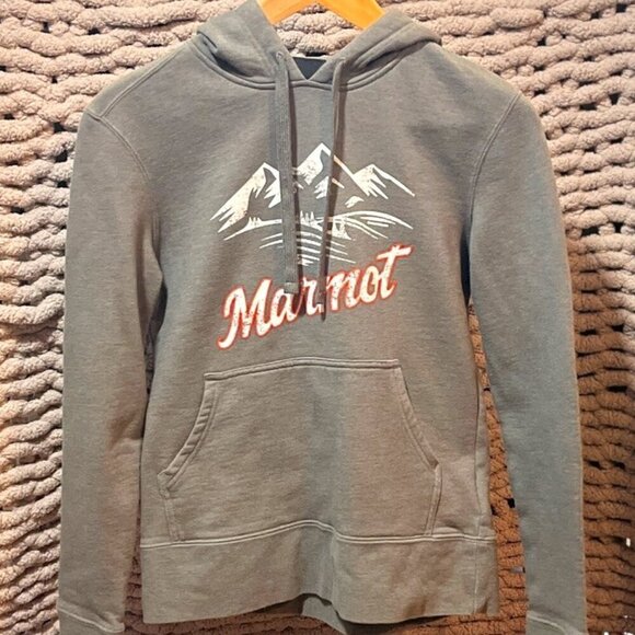 Marmot Tops - Marmot Grey Hoodie Size Medium